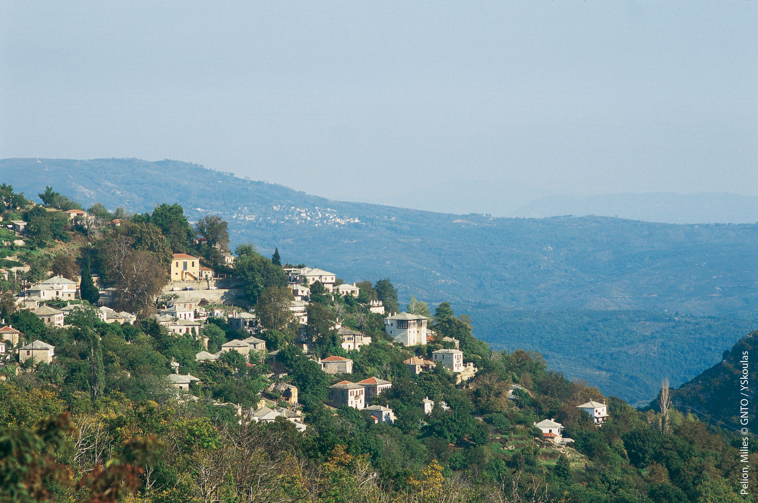 Milies village on Mount Pelion, Greece