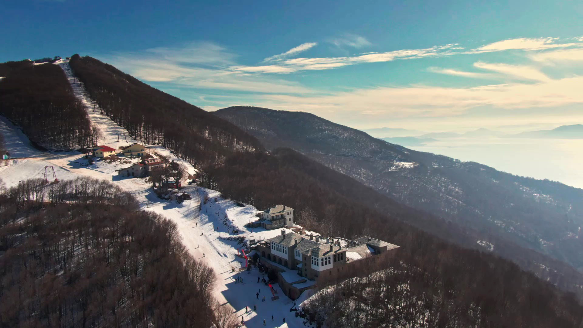 Agriolefkes ski centre on Mount Pelion