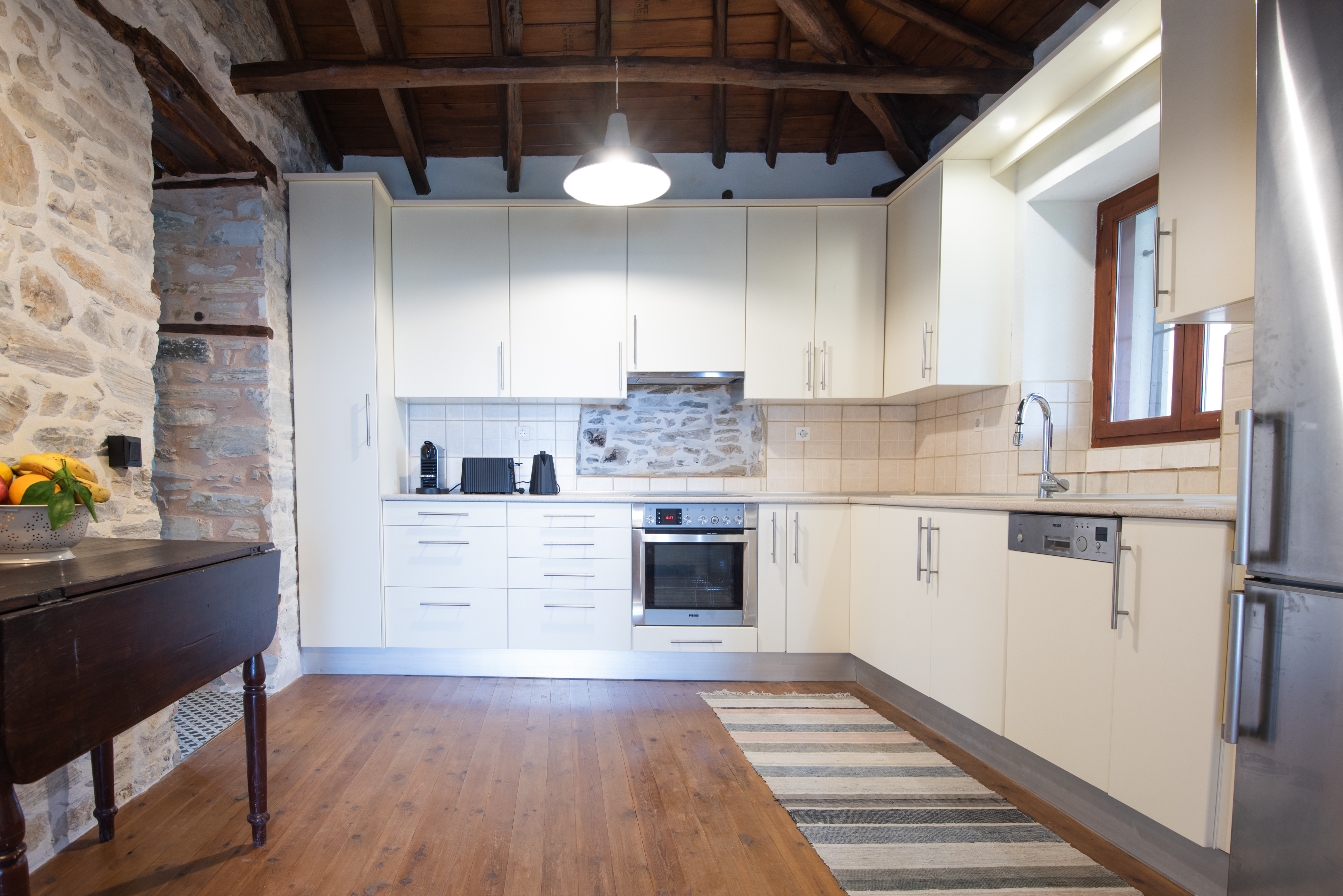 The open kitchen at Pelion Muse